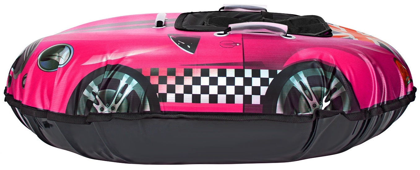 Санки надувные Тюбинг Snow auto Mini Cooper, цвет розовый  