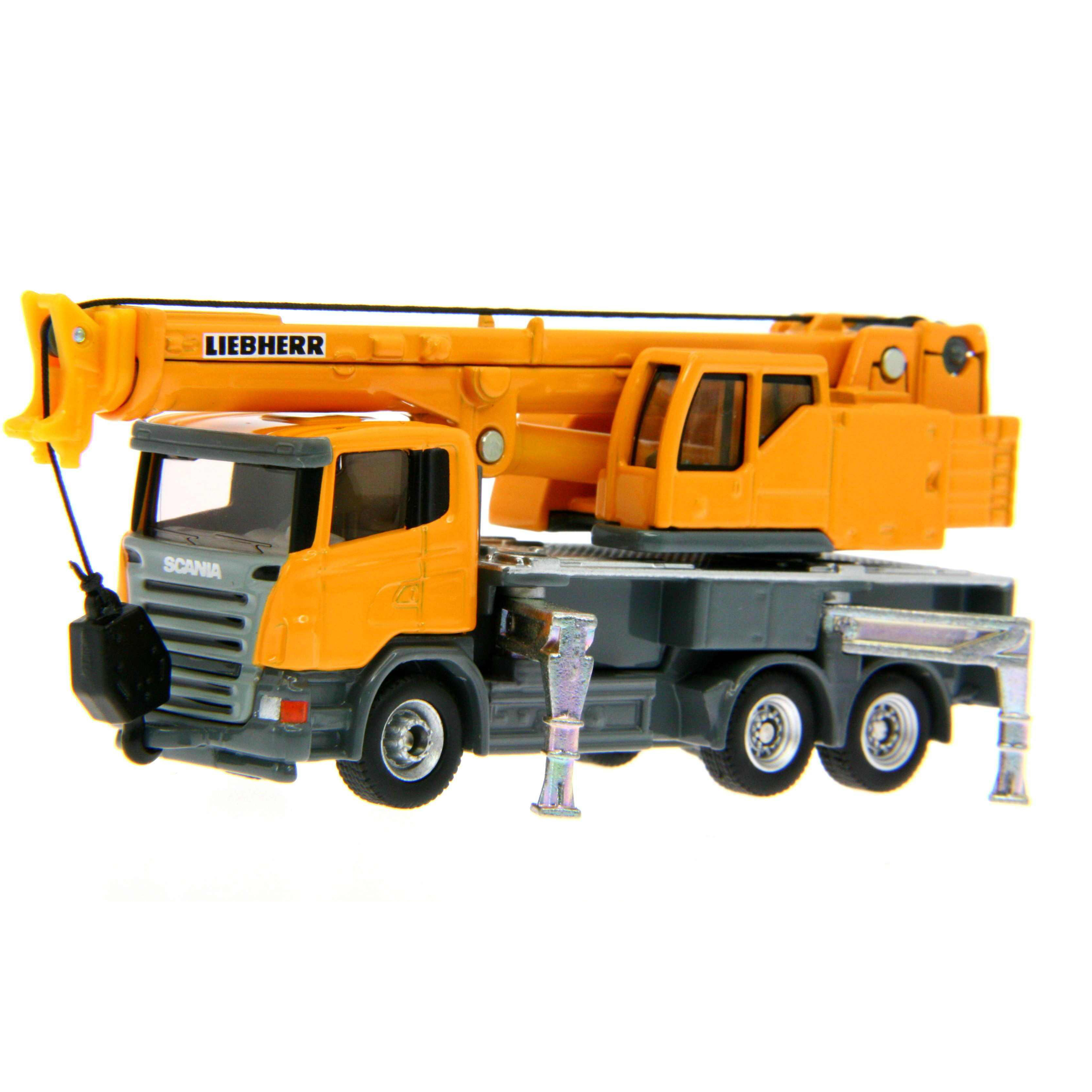 Телескопический автокран Siku Scania Liebherr, масштаб 1:87  