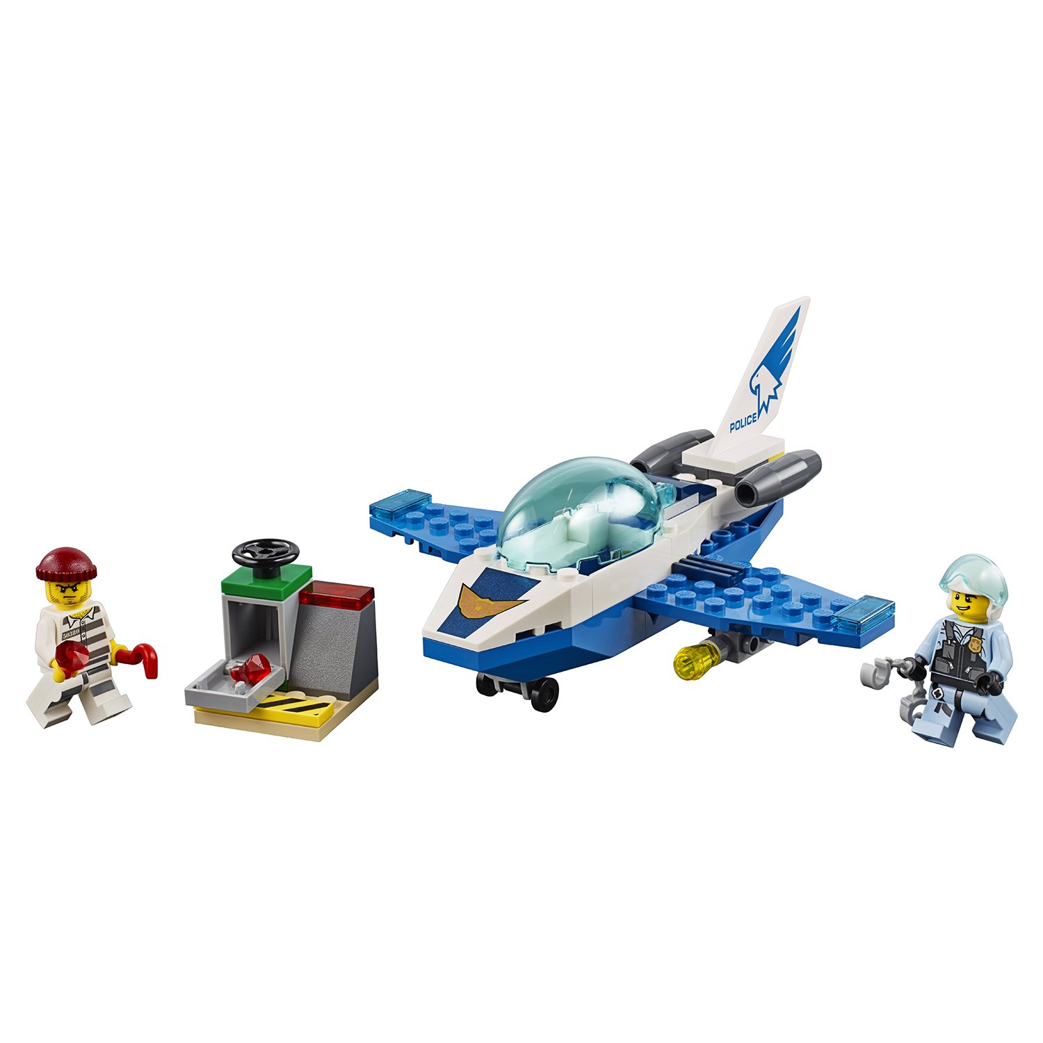 

Конструктор из серии Lego City Police - Воздушная полиция: патрульный самолёт