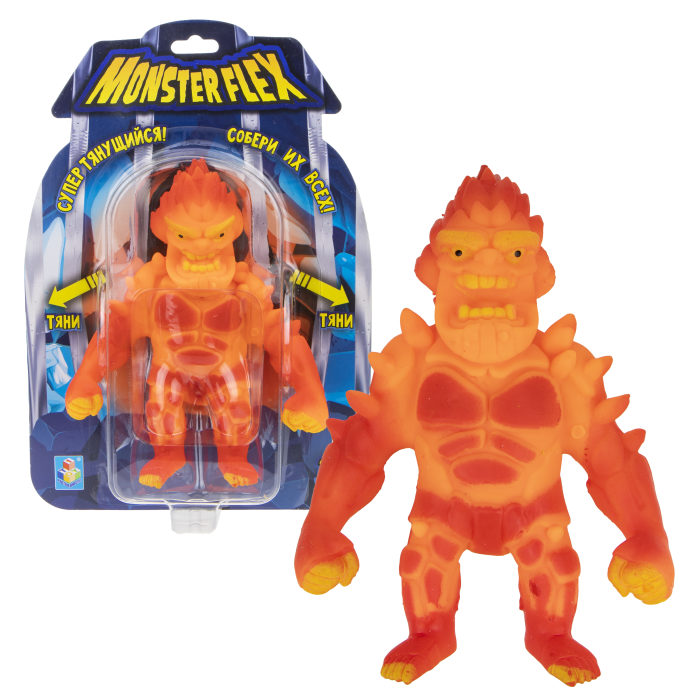 

Тянущаяся фигурка из серии Monster Flex Вулкан, блистер, 15 см