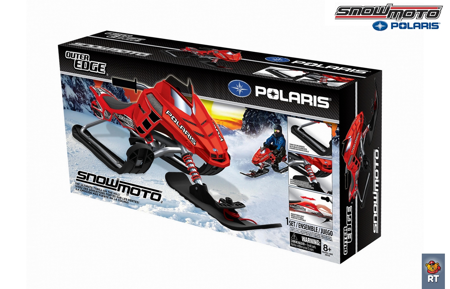 Снегокат Snow Moto Polaris Rush Red  