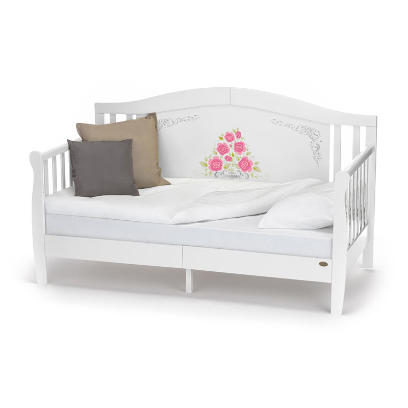 Детская кровать-диван Nuovita Stanzione Verona Div Rose, Bianco/Белый  