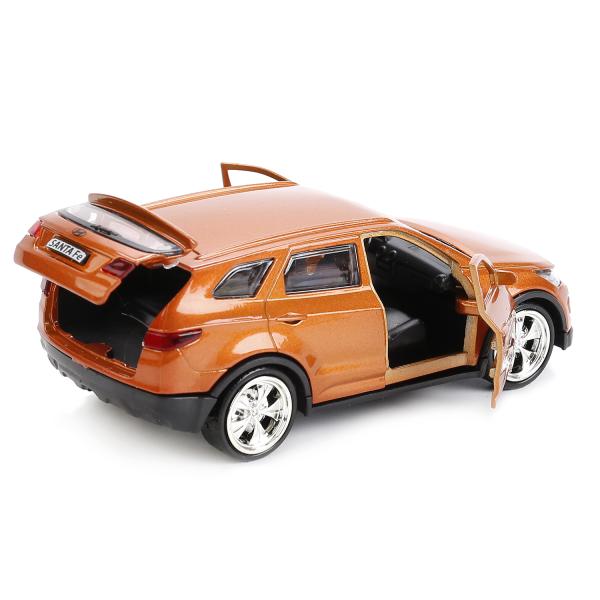 mashina metallicheskaya hyundai santafe 12 sm otkryvayutsya dveri i bagazhnik inercionnaya