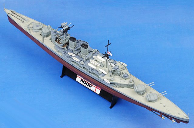 Коллекционная модель - британский HMS крейсер «HOOD» 1941 год, 1/700  
