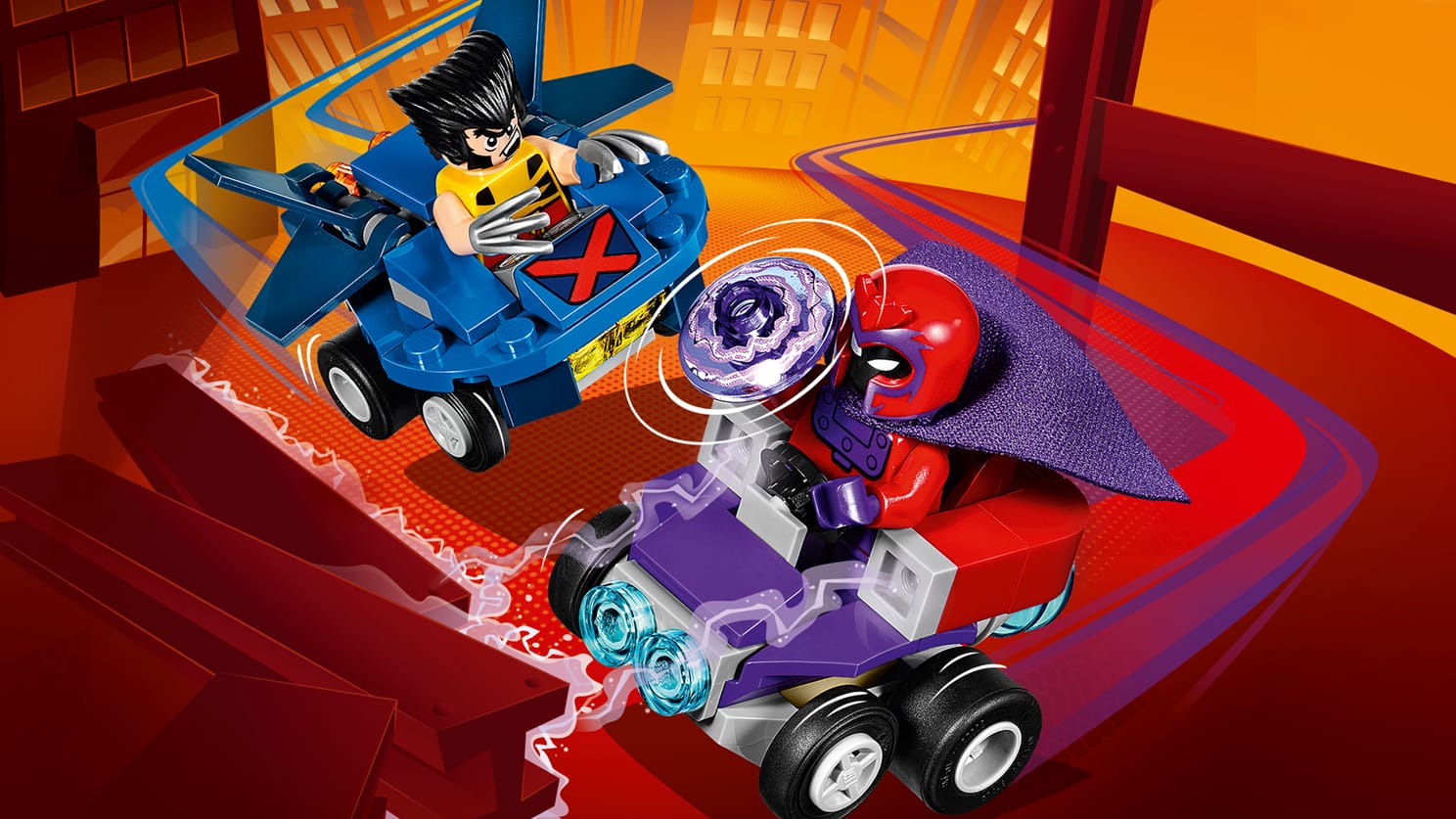 Lego Super Heroes. Mighty Micros: Росомаха против Магнето  