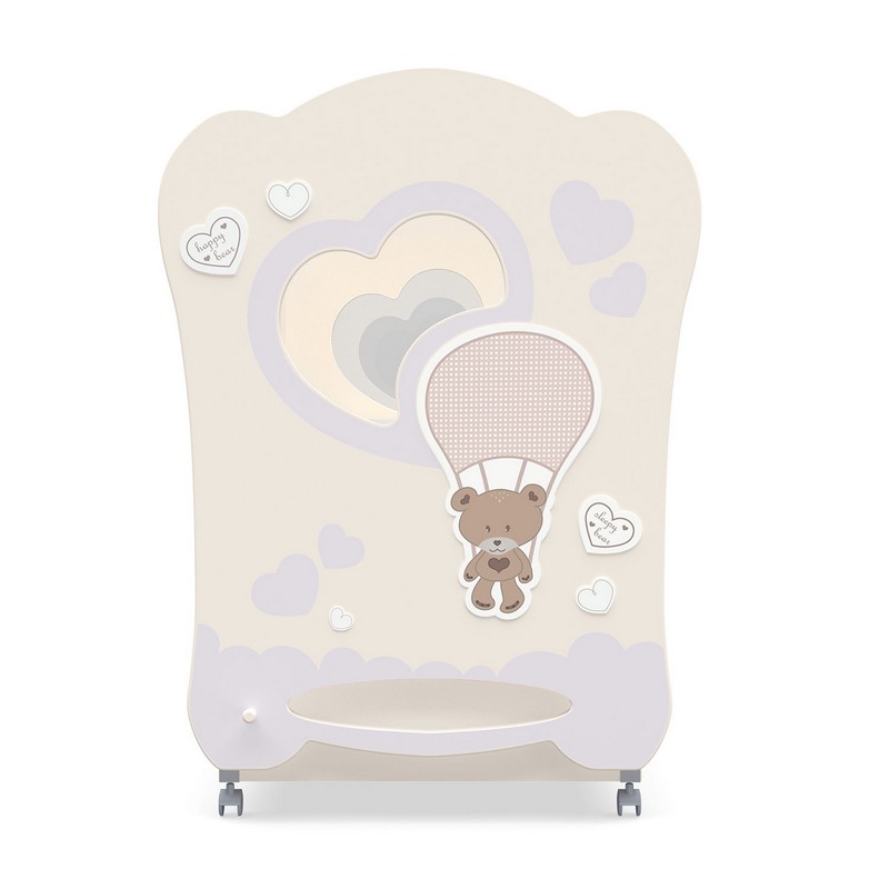 Детская кровать Nuovita Stanzione Cute Bear swing ваниль  