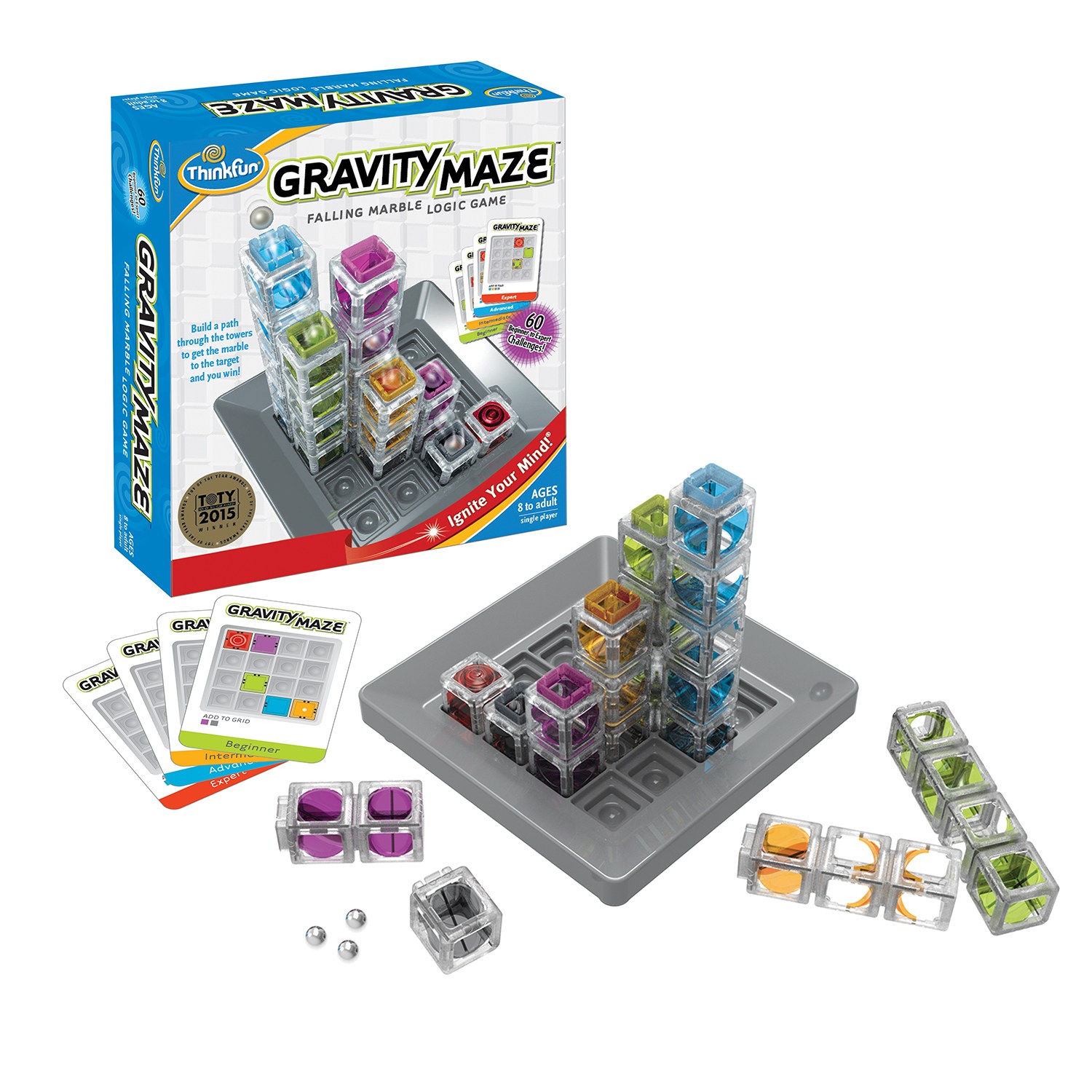 

Настольная игра ThinkFun — Гравитационный 3D лабиринт, 76339