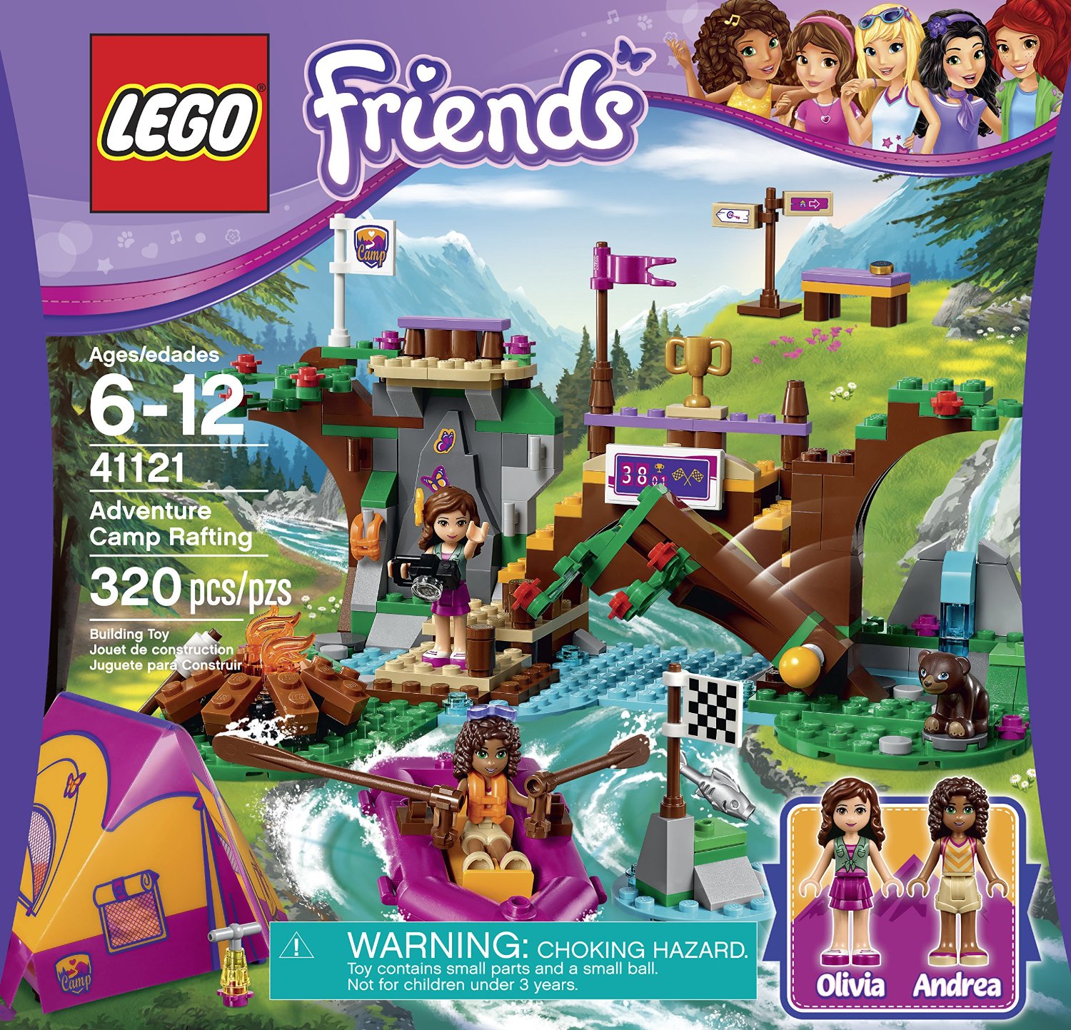 Lego Friends. Спортивный лагерь: сплав по реке  