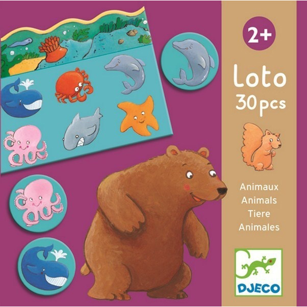 

Игра детское лото Животные