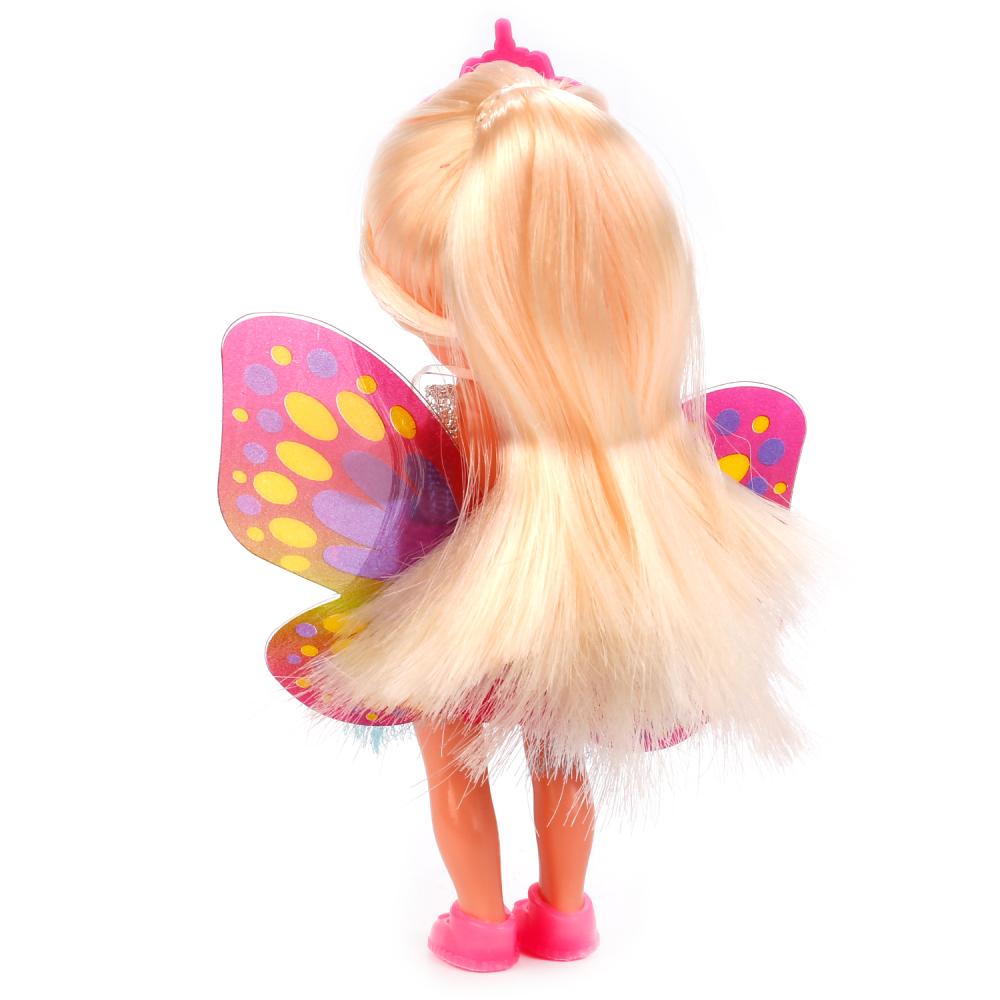 Кукла Машенька-принцесса, 12 см, в комплекте хвост русалки и крылья феи  