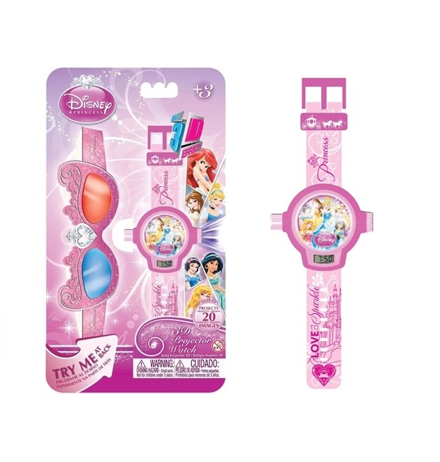 Часы наручные электронные  Disney Princesses «Принцессы» с проектором  