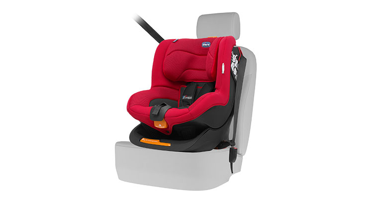 Автокресло Oasys 1, Isofix, красное  