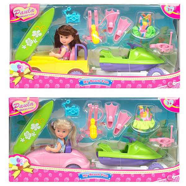

Игровой набор - Paula. Едем на море, 2 вида