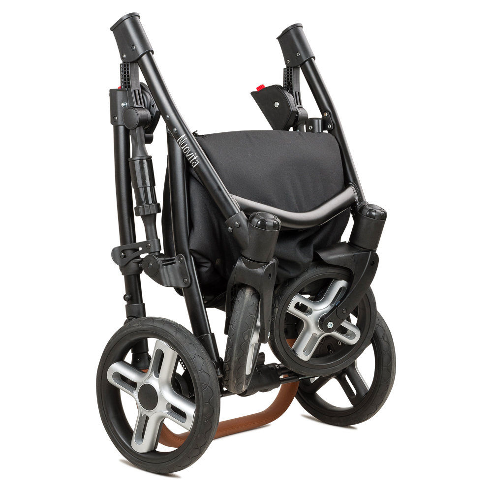 Детская коляска Nuovita Carro Sport 2 в 1, цвет rosso nero/красно-черный  