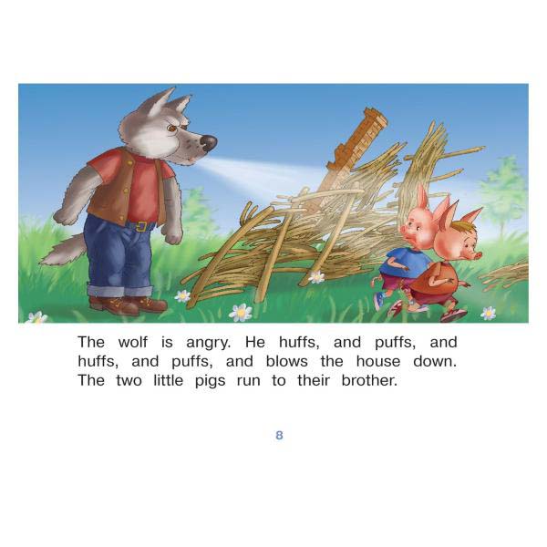Книга на английском языке – Три поросенка / The Three Little Pigs  