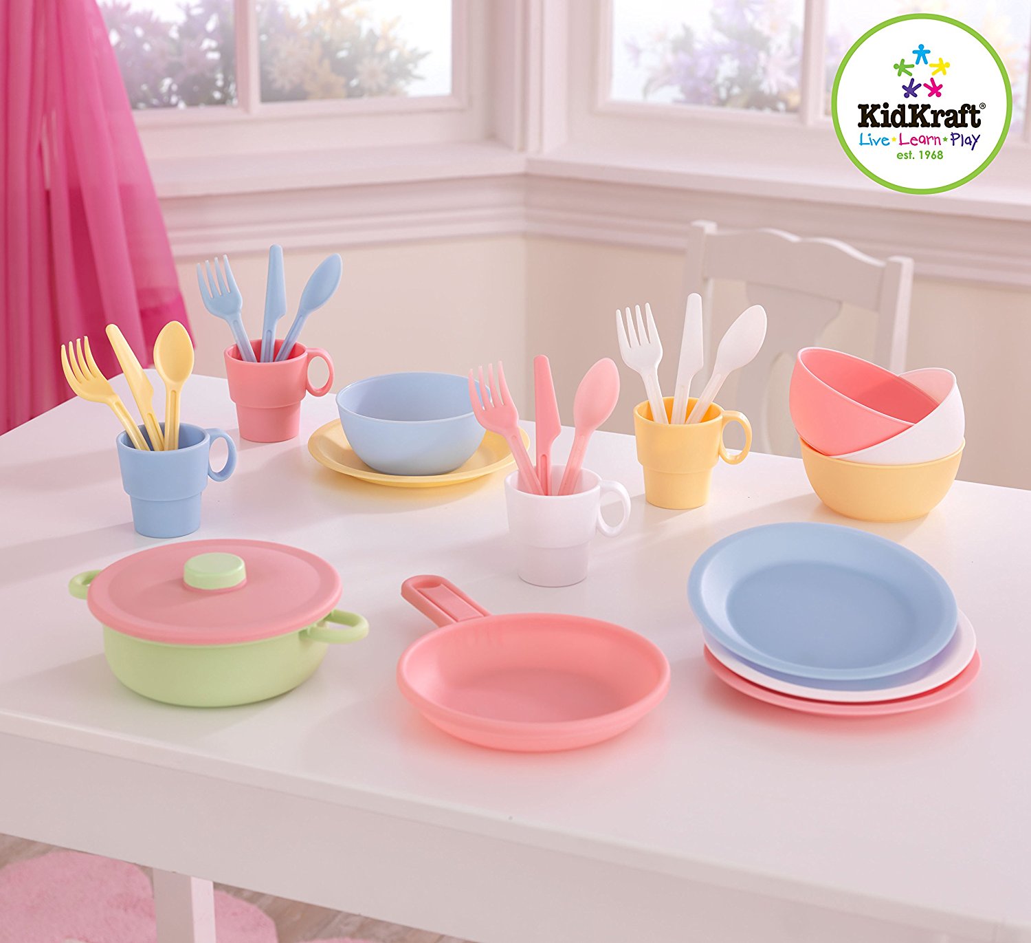 Кухонный игровой набор посуды Пастель  