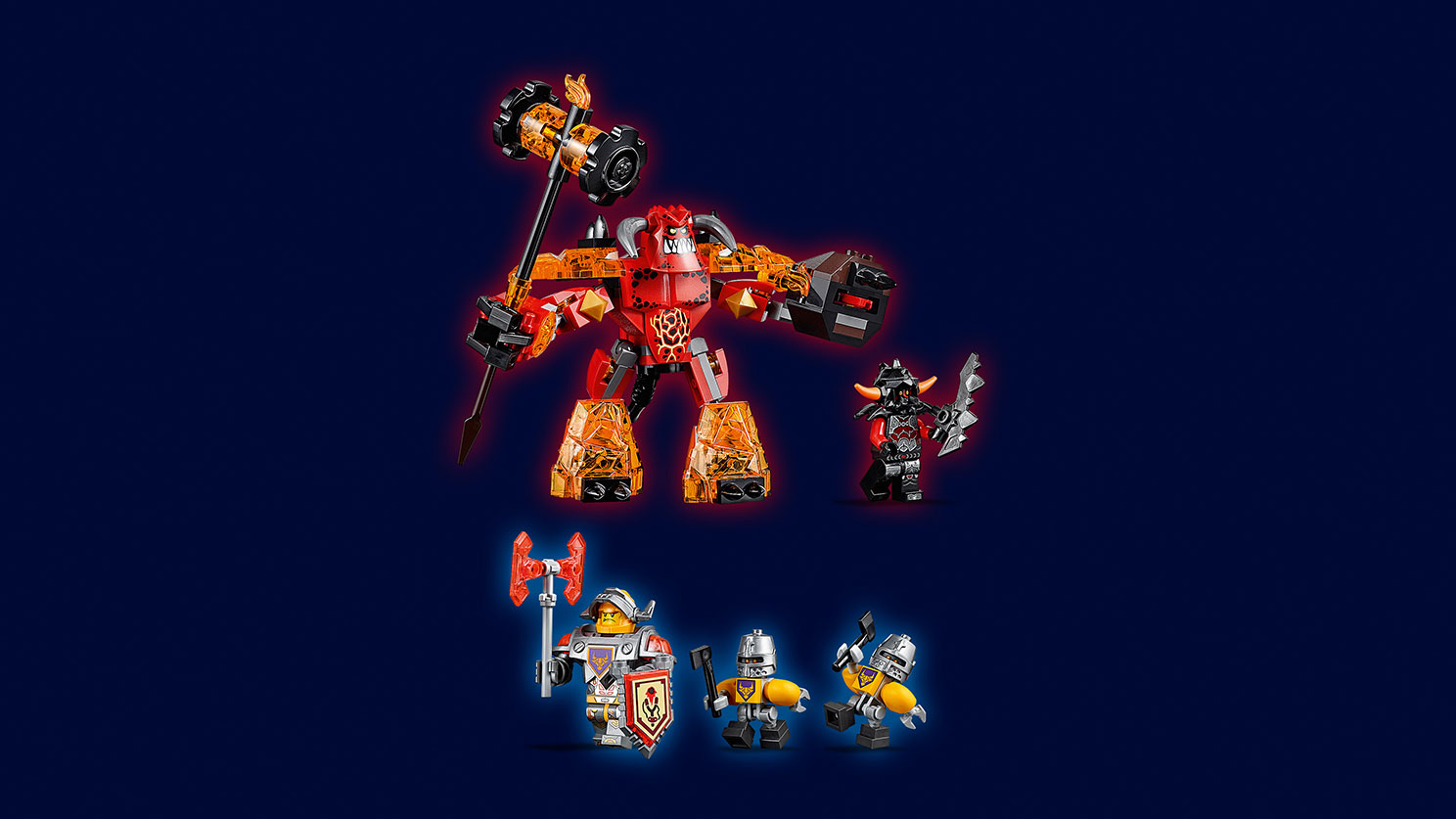 Lego Nexo Knights. Башенный тягач Акселя  