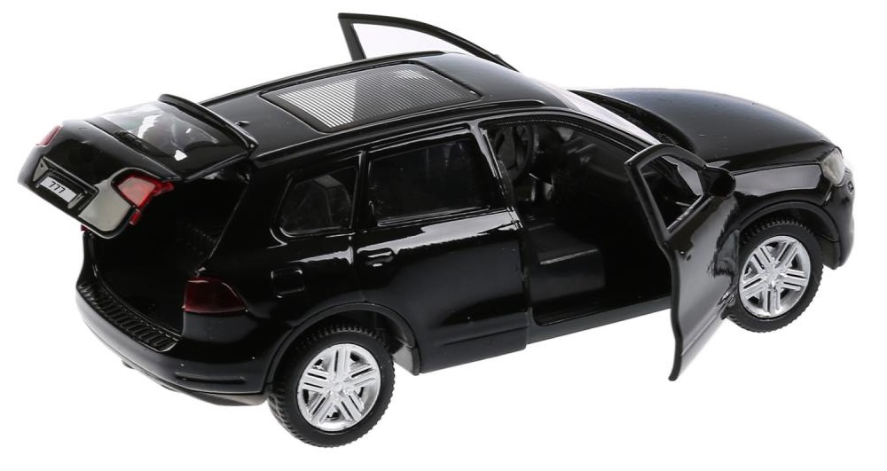 Инерционная металлическая машина – Volkswagen Touareg, 12 см, черный  