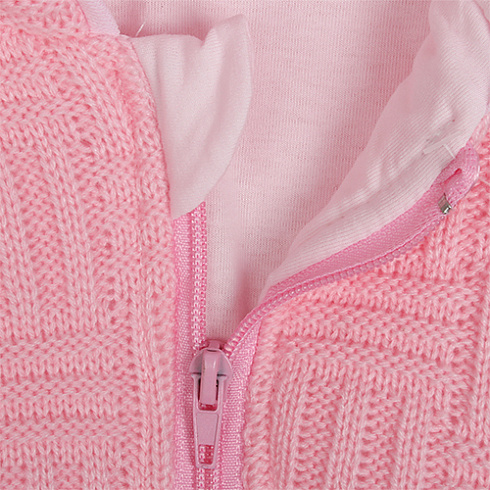Спальный вязаный мешок, розовый, 62 см  