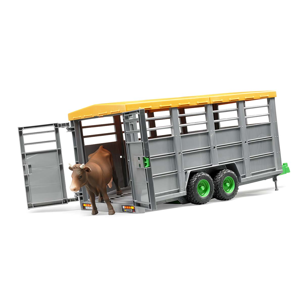 Прицеп для перевозки животных с коровой   