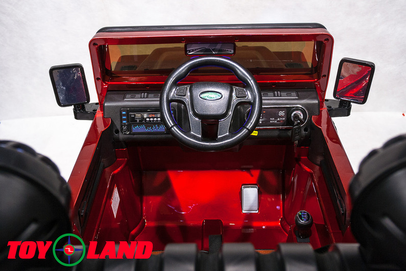 Электромобиль – Land Rover DK-F008, красный, свет и звук  