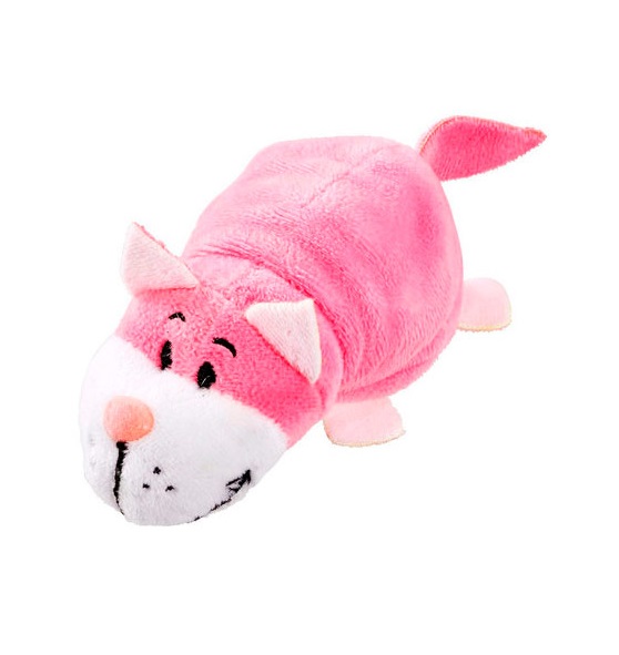 Плюшевая игрушка из серии Вывернушка 2в1 Розовый кот-Мышка, 12 см.  