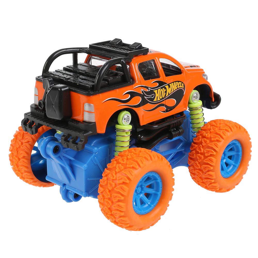 Машина внедорожник Hot Wheels 12 см со светом и звуком металлическая инерционная  