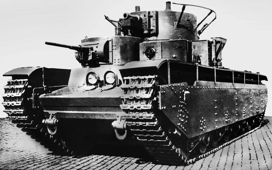 Модель сборная - Советский тяжёлый танк Т-35  