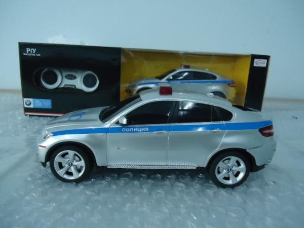 Радиоуправляемая полицейская машинка, масштаб 1:24, BMW X6  