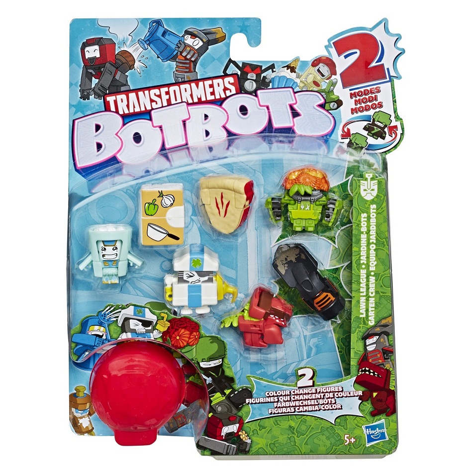 Игровой набор Transformers. 8 ботов из садовой банды   