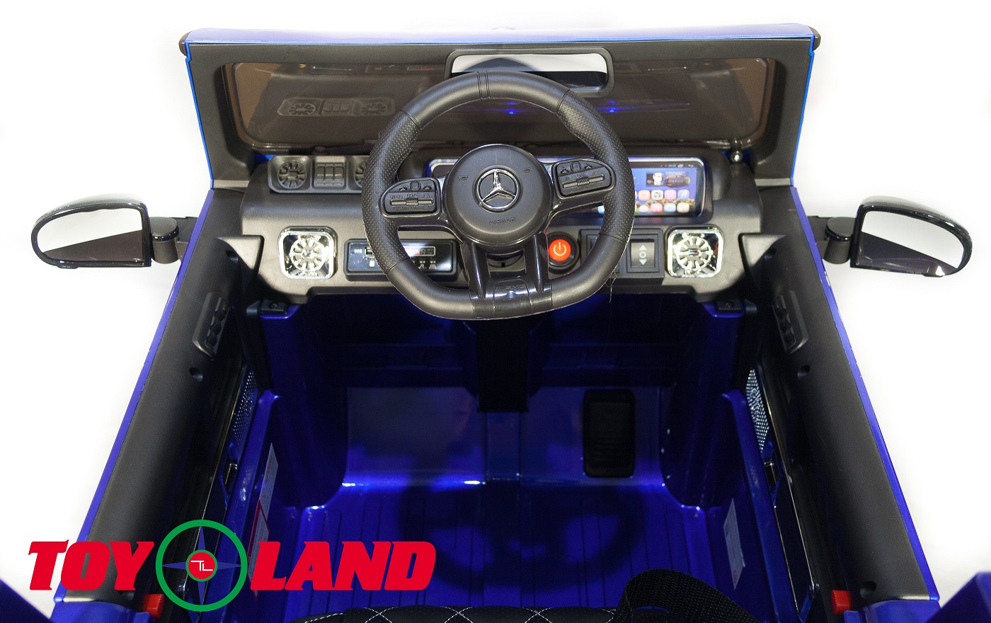 Электромобиль Mercedes-Benz G63 AMG синего цвета, ToyLand, bbh-0003 