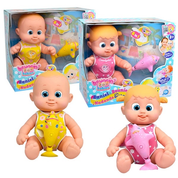 

Игрушка Bouncin' Babies Кукла 35 см, плавающая с дельфином