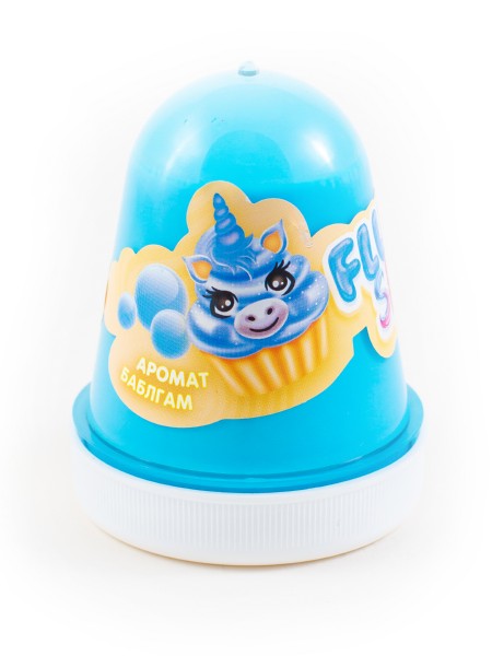 

Слайм Monster's Slime Fluffy голубой Бабл-Гам