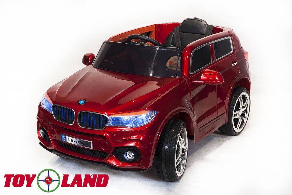 Электромобиль - BMW X5, красный, свет и звук  
