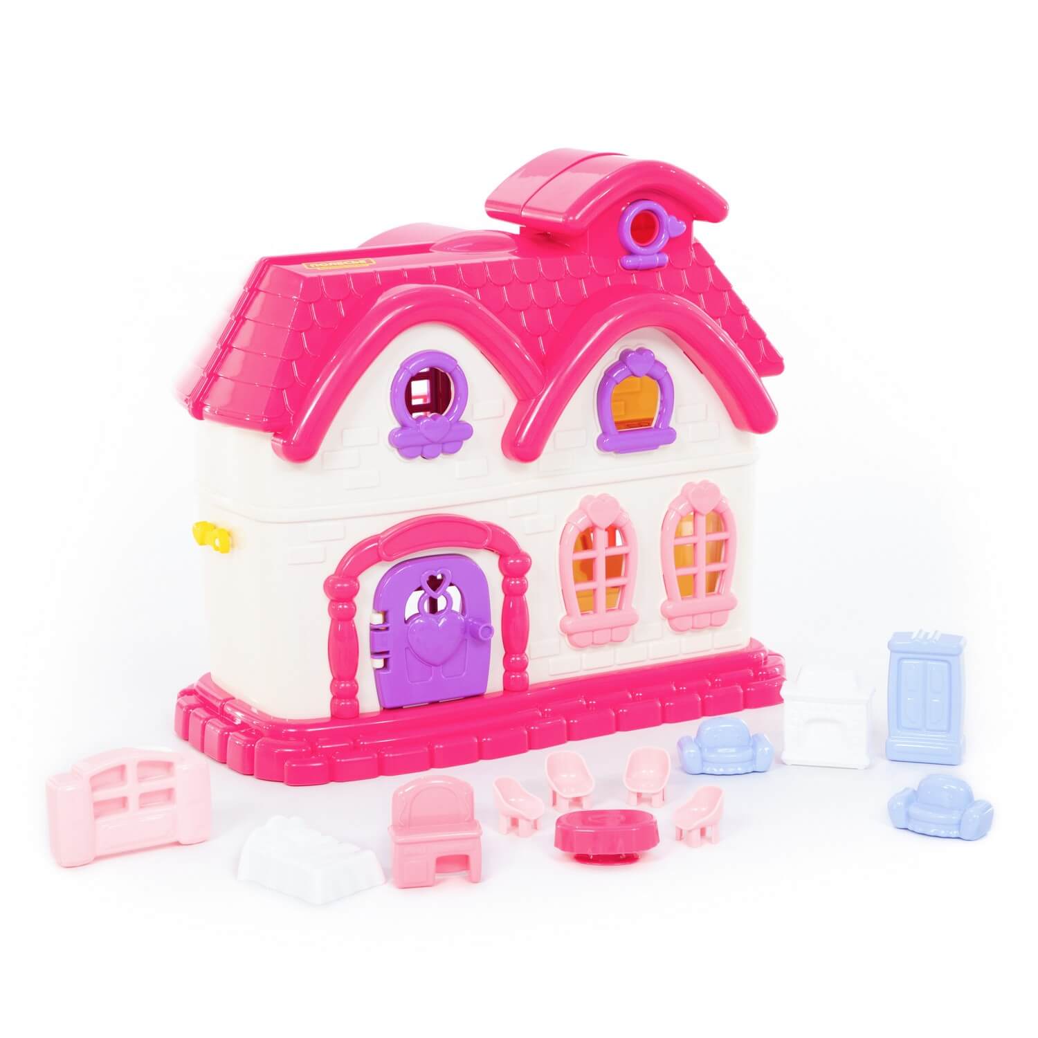 Кукольный домик - Сказка с набором мебели, 12 элементов в пакете  