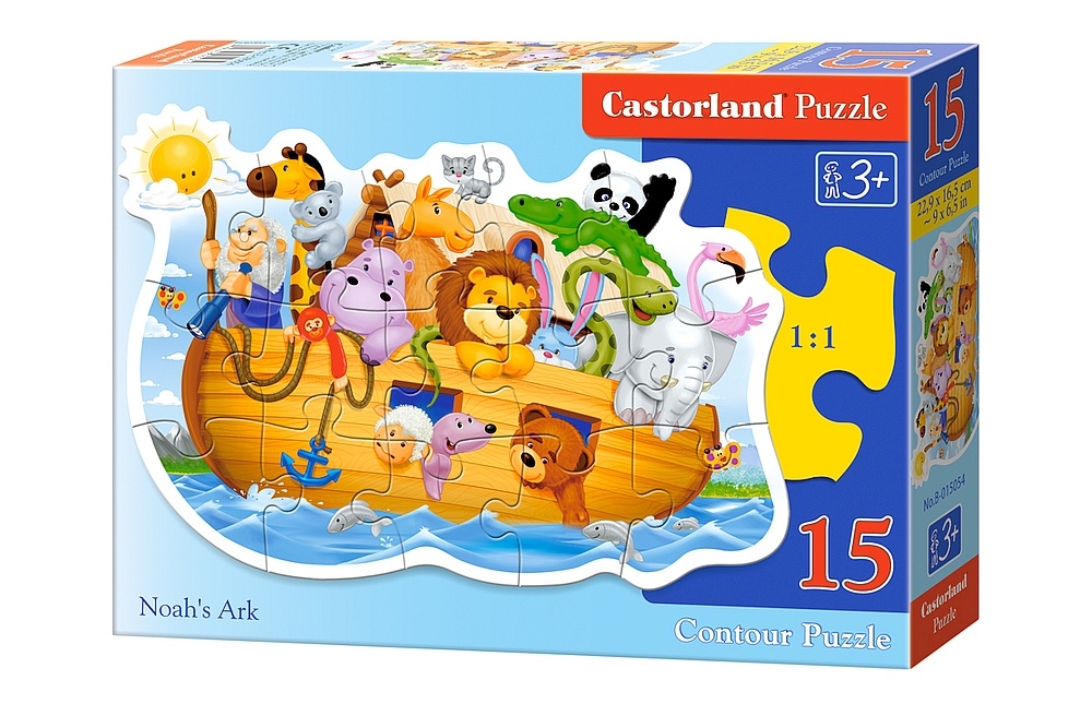 

Пазлы Castorland - Ноев ковчег, 15 элементов