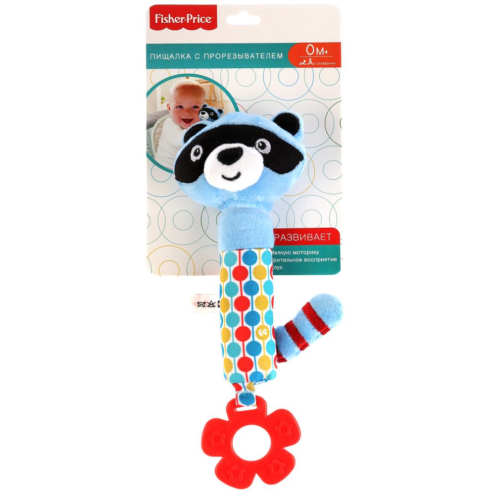 Пищалка с прорезывателем Fisher Price Енот  