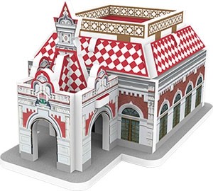3D-пазл Архитектура городов-организаторов – Железнодорожный вокзал  