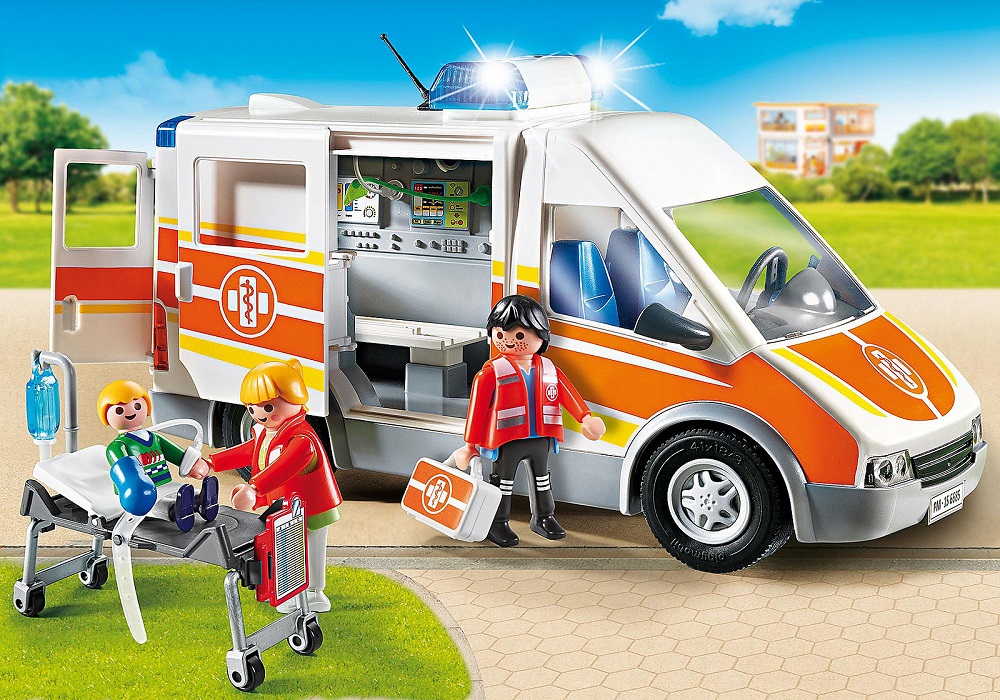 

Рlaymobil. Серия Детская клиника. Машина скорой помощи, со светом и звуком