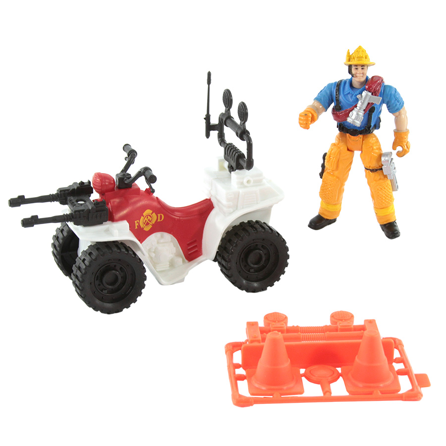 Игровой набор: Спасательный отряд патрульной команды на квадроцикле  