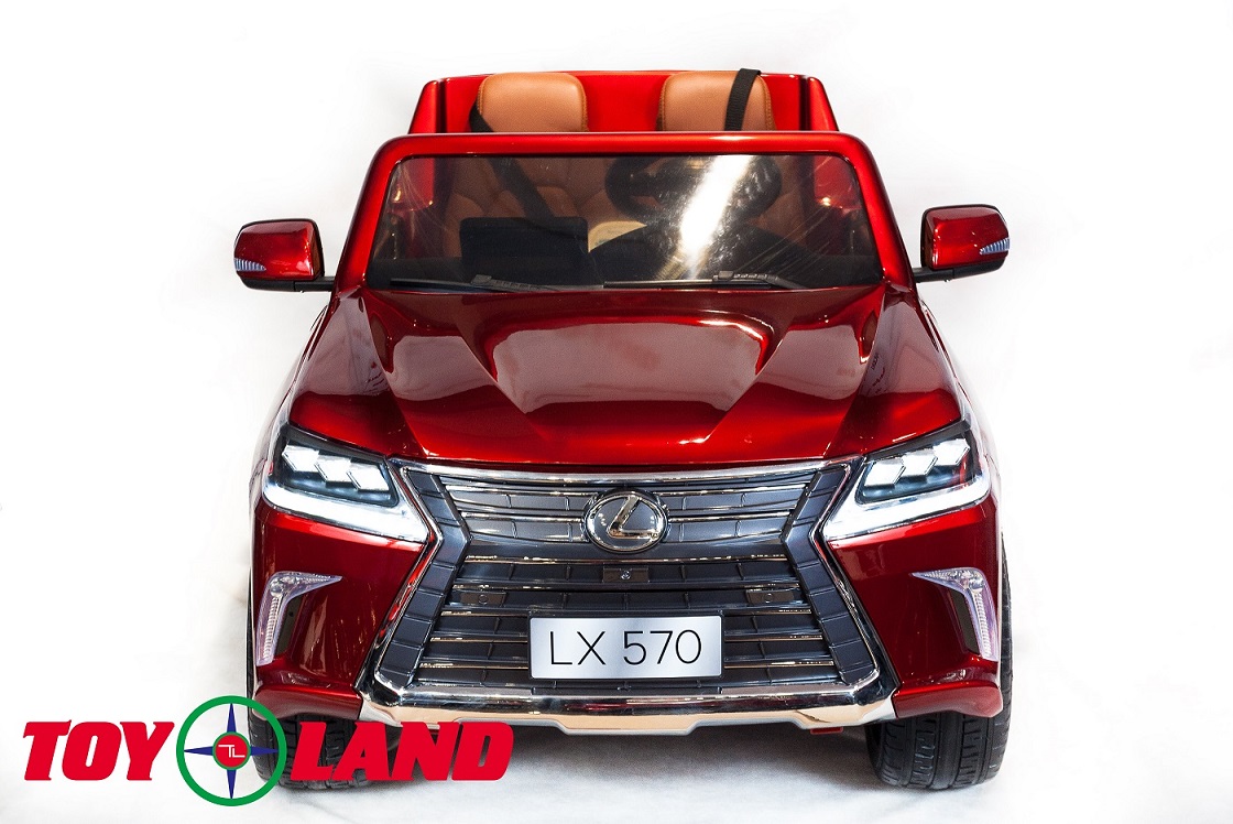 Электромобиль Lexus LX570, красный  