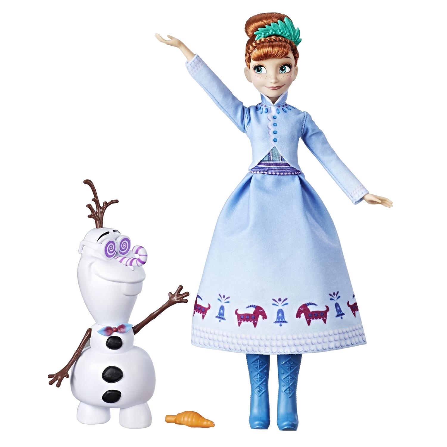 Кукла из серии Рождество с Олафом Disney Princess. Холодное Сердце: Анна, Эльза  