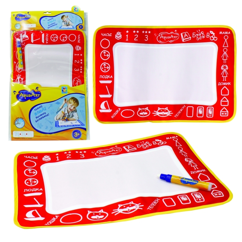 

Игровой коврик для рисования AquaArt, цвет – красный