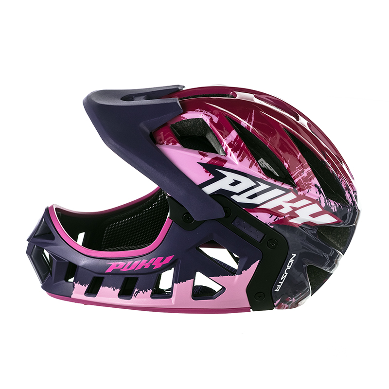 Шлем фулфейс Puky размер M 54-58, цвет – pink/розовый  