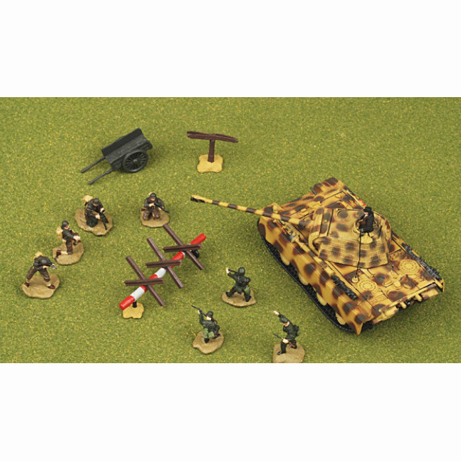 Диорама – немецкий танк Пантера 1944 года с набором солдат, 1:72  