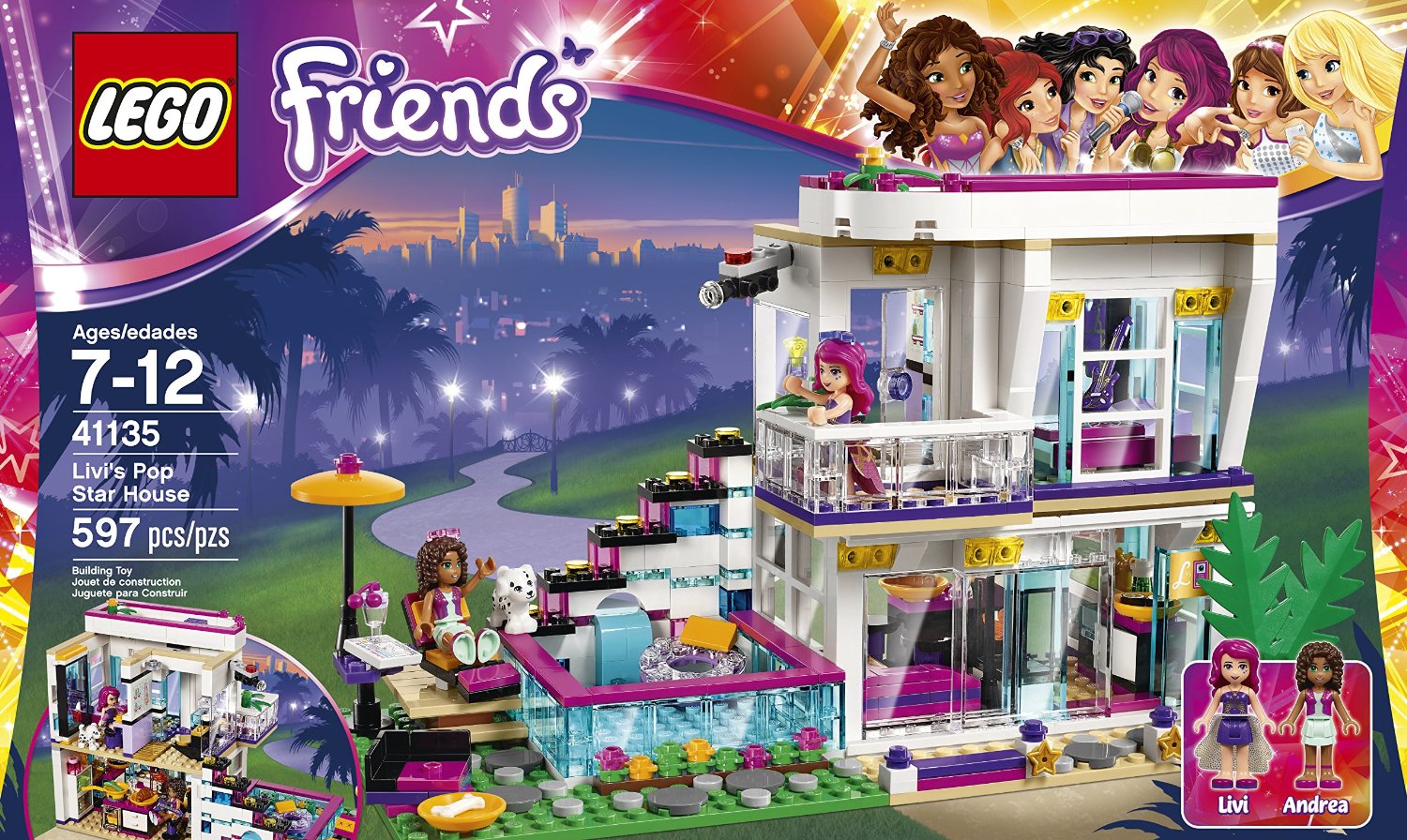 Lego Friends. Поп-звезда: дом Ливи  