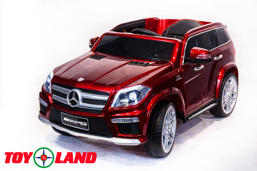 Электромобиль Mercedes-Benz GL63 красный  