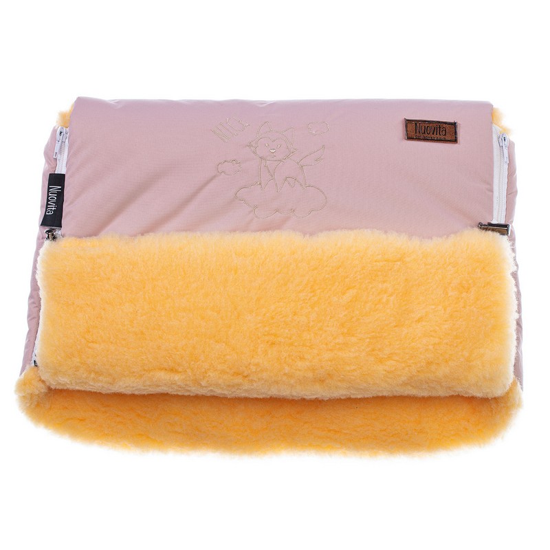 Муфта меховая для коляски Nuovita Islanda Pesco Cipria/Пудровый  