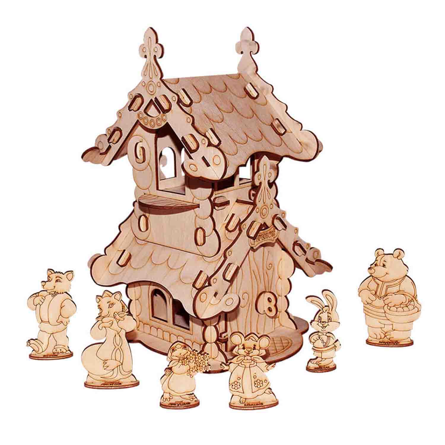 

Сборная игрушка из серии Я конструктор - Теремок