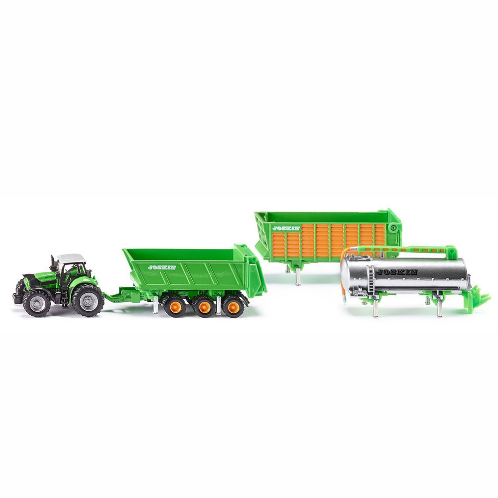 

Трактор Дотц Фар с набором из 3 прицепов, 1:87